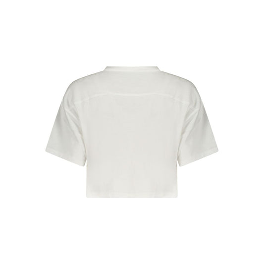 Converse White Cotton Womens T-Shirt