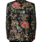 Dolce & Gabbana Multicolor Floral Leopard 1 Button Men Suit Jacket