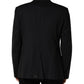 Dolce & Gabbana Blue Single Breasted 2 Button Suit Jacket