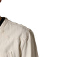 Dolce & Gabbana Off White Cotton FullZip Denim Blouson Jacket