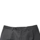 Dolce & Gabbana Dark Gray Wool Cropped Chino Trouser Pants