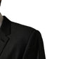 Dolce & Gabbana Black Wool 2 Buttons Formal 3 Piece Men Suit