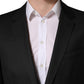 Dolce & Gabbana Black Wool 2 Buttons Formal 2 Piece Suit