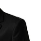 Dolce & Gabbana Black Wool 2 Buttons Formal 2 Piece Suit