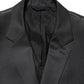 Dolce & Gabbana Black Wool 2 Buttons Formal 2 Piece Suit