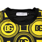 Invicta Yellow Black Logo Geometric Pattern T-shirt