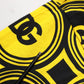 Invicta Yellow Black Logo Geometric Pattern T-shirt