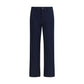 Burberry Blue Cotton Chino Pants