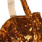Dolce & Gabbana Gold Sequined Nyon Balconnet Bra Underwear