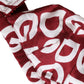 Dolce & Gabbana Red Logo Monogram Cotton Soft Cup Bra Underwear