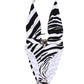 Dolce & Gabbana Black White Zebra Deep V-Neck One Piece Swimwear