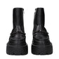 Jimmy Choo Black Leather Ankle Boots