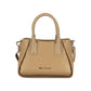 Mario Valentino Beige Polyurethane Women's Bag with Handles and Shoulder Strap