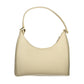 Mario Valentino Beige Polyurethane Women's Bag with Adjustable Shoulder Strap