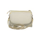 Mario Valentino Beige Polyurethane Women's Bag with Adjustable Shoulder Strap