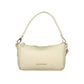 Mario Valentino Beige Polyurethane Women's Bag with Shoulder Strap