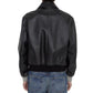 Dior Black Calfskin Leather Jacket