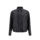 Prada Black Lamb Leather Leather Jacket