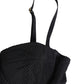 Dolce & Gabbana Black Nylon Padded Balconnet Brassiere Underwear