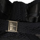 Dolce & Gabbana Black Nylon Padded Balconnet Brassiere Underwear