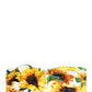 Dolce & Gabbana Multicolor Sunflower Print Bandeau Top Swimwear