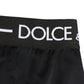 Dolce & Gabbana Black Logo Waistband Coulotte Panty Underwear