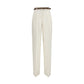 Max Mara Beige Linen Casual Pants