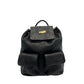 Baldinini Trend Black Leather Women Backpack