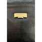 Baldinini Trend Black Leather Women Crossbody Bag