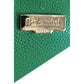 Baldinini Trend Green Leather Women Handbag