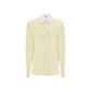 Loewe Bicolor Silk Dress Shirt