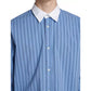 Loewe Blue Cotton Pattern Shirt