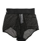 Dolce & Gabbana Black Logo Girdle High Waist Panty Underwear