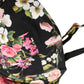 Dolce & Gabbana Black Floral Padded Balconnet Bra Underwear