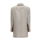 Max Mara Beige Linen Blazer