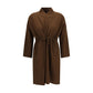 Ella Brown Viscose Coat
