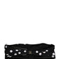 Dolce & Gabbana Black White Polka Dot Bandeau Beachwear Swimwear