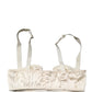 Dolce & Gabbana Off White Semi-Pad Underwire Balconette Bra Underwear