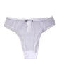 Dolce & Gabbana White Sheer Silk Stretch High Brief Underwear