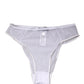 Dolce & Gabbana White Sheer Silk Stretch High Brief Underwear