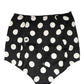 Dolce & Gabbana Black Polka Dot High Waist Girdle Panty Underwear