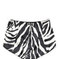 Dolce & Gabbana Black White Zebra High Waist Girdle Panty Underwear