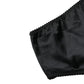Dolce & Gabbana Black Silk Stretch Mid Waist Brief Panty Underwear