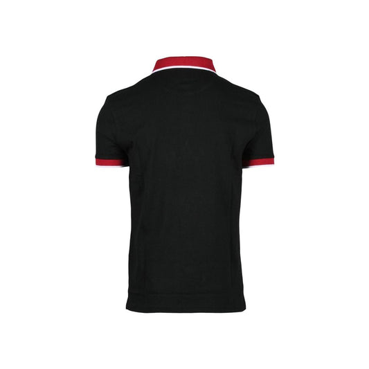 North Sails Black Cotton Polo Shirt