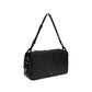 PINKO Black Calf Leather Bos Taurus Shoulder Bag