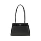 Prada Black Calf Leather Bos Taurus Shoulder Bag