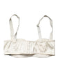 Dolce & Gabbana Off White Semi-Pad Underwire Balconette Bra Underwear