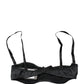 Dolce & Gabbana Black Semi-Pad Underwire Balconette Bra Underwear