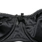 Dolce & Gabbana Black Semi-Pad Underwire Balconette Bra Underwear