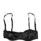 Dolce & Gabbana Black Semi-Pad Underwire Balconette Bra Underwear